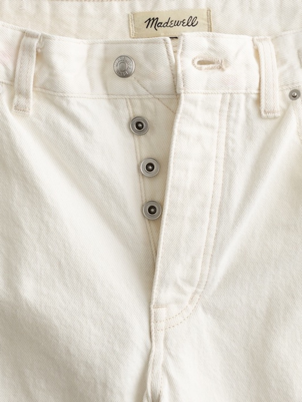 NWT Madewell Darted Barrel-Leg Jean Vintage Canvas 27 - Picture 3 of 15